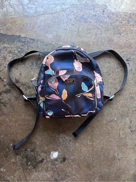 kate spade Handbags - Kate Spade Floral Navy Mini Backpack